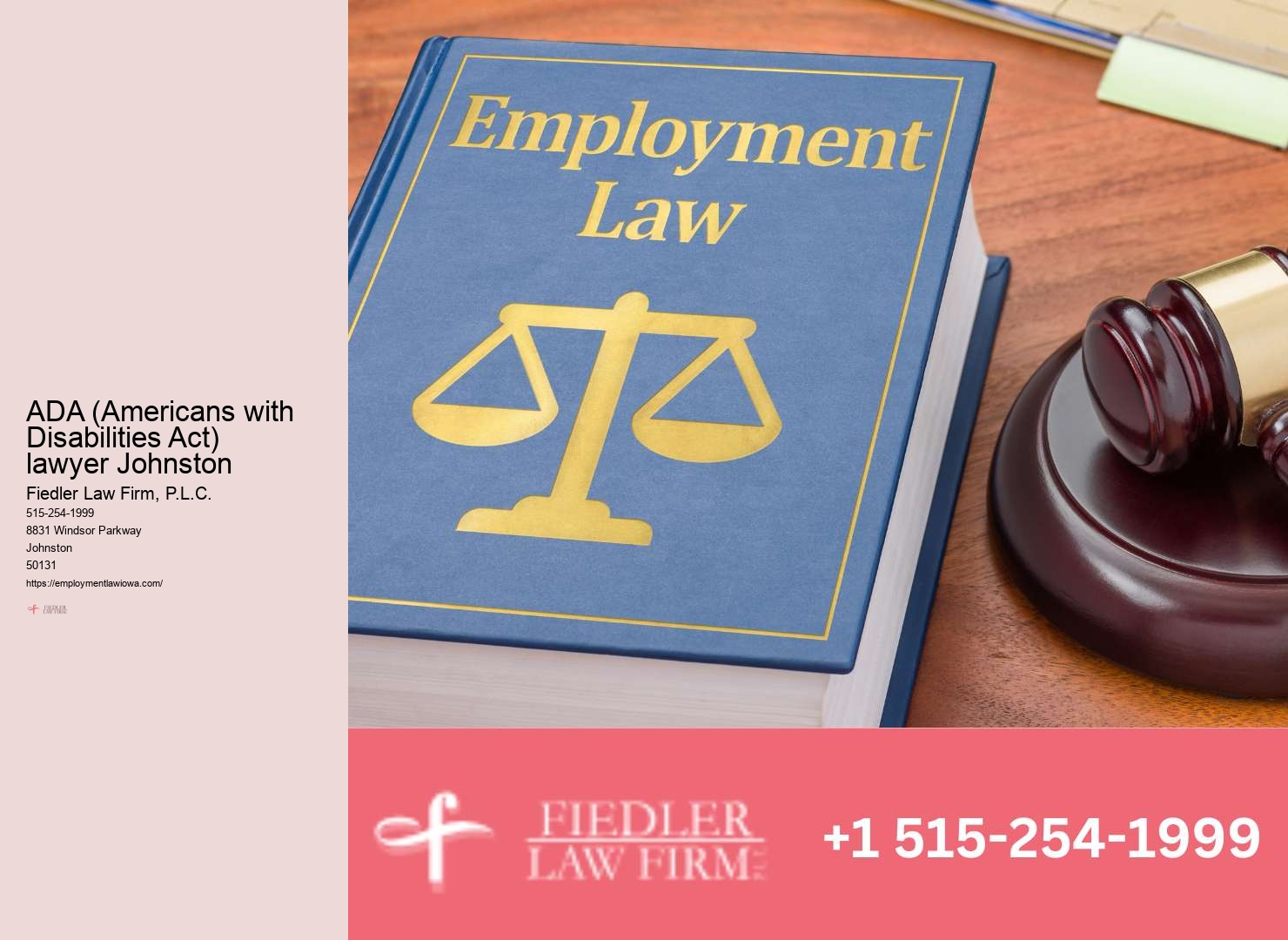 Johnston Employment Law Consultation Firm Advisory Services