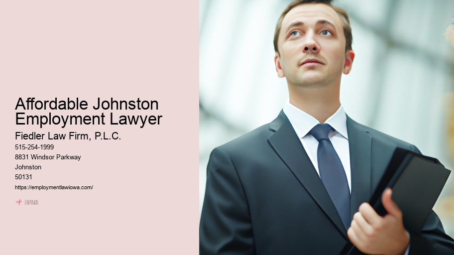 Affordable Johnston Employment Lawyer