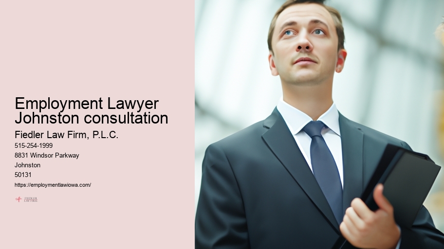 Employment Lawyer Johnston consultation