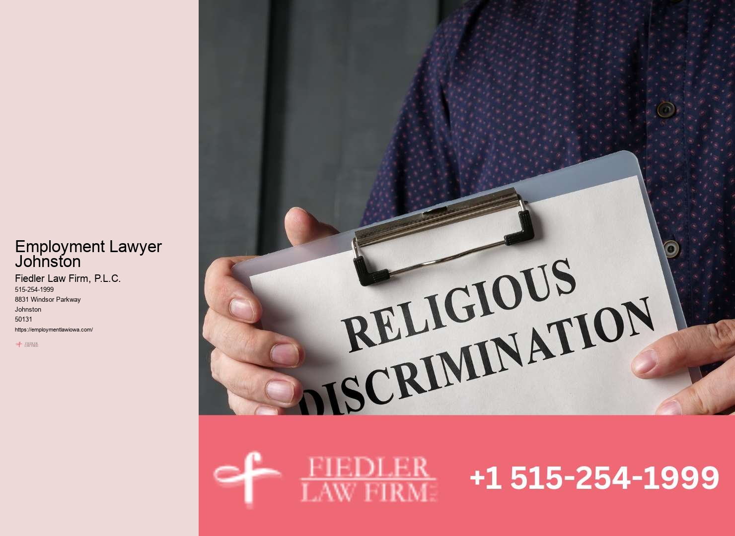 Reliable Workplace Discrimination Legal Assistance Johnston