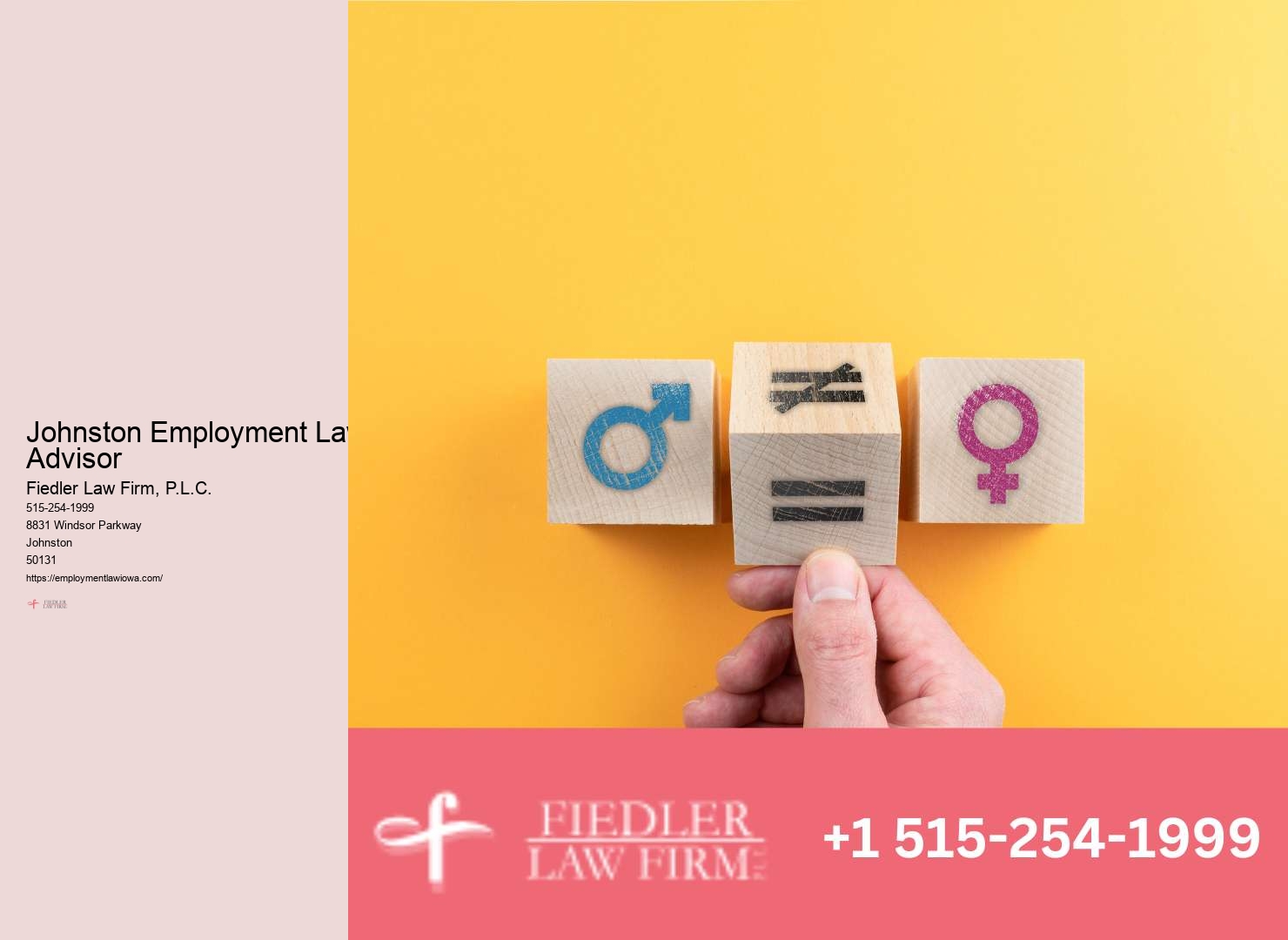 Johnston Employment Law Firm Assistance