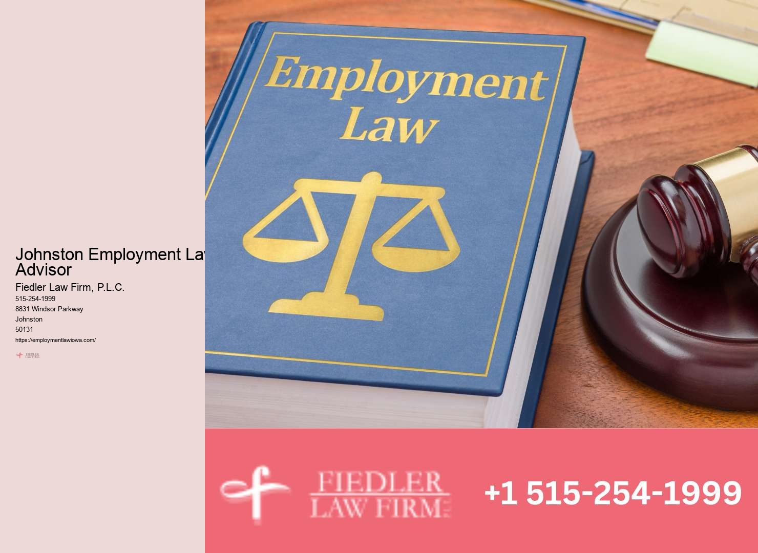 Professional Workplace Discrimination Legal Counsel Johnston