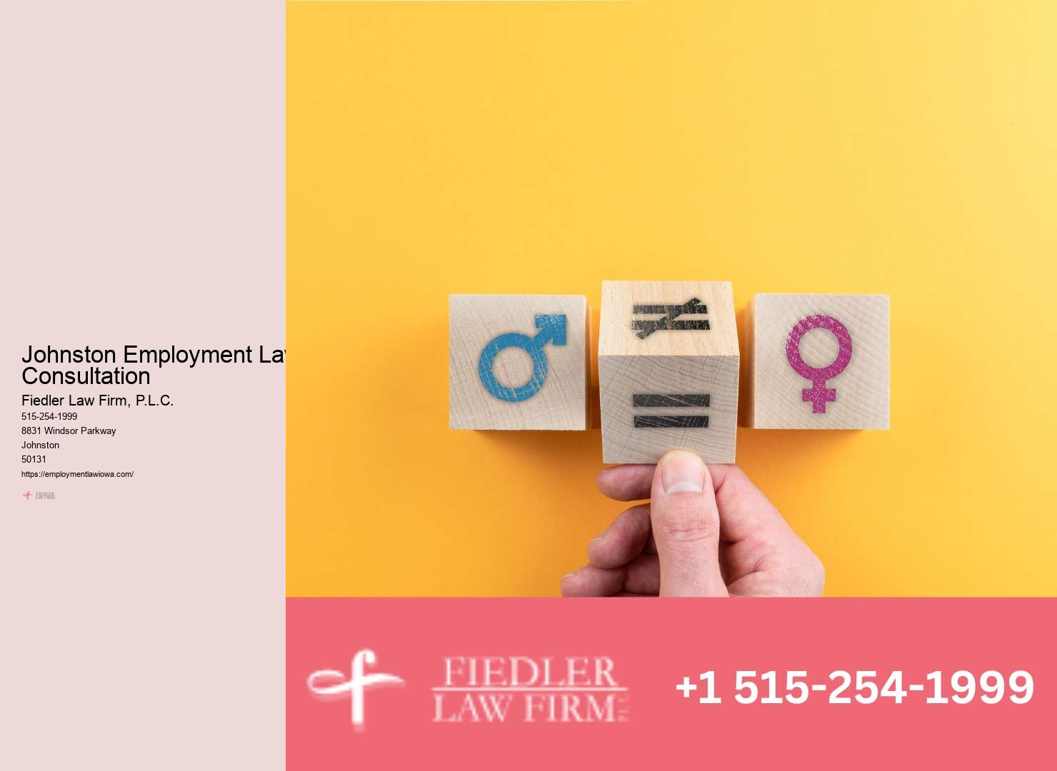 Employment Lawyer Johnston testimonials