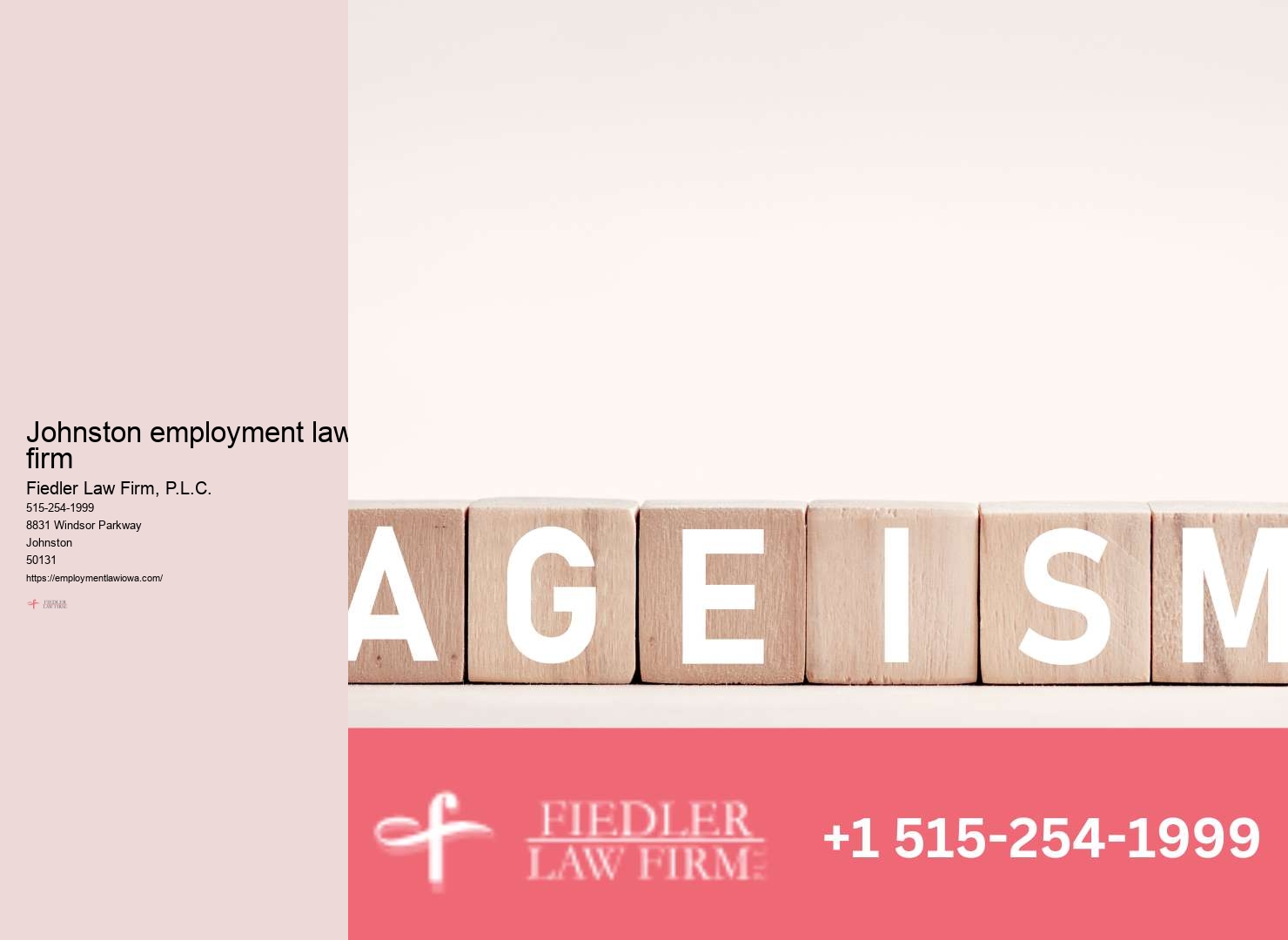 Employment Lawyer Johnston rights