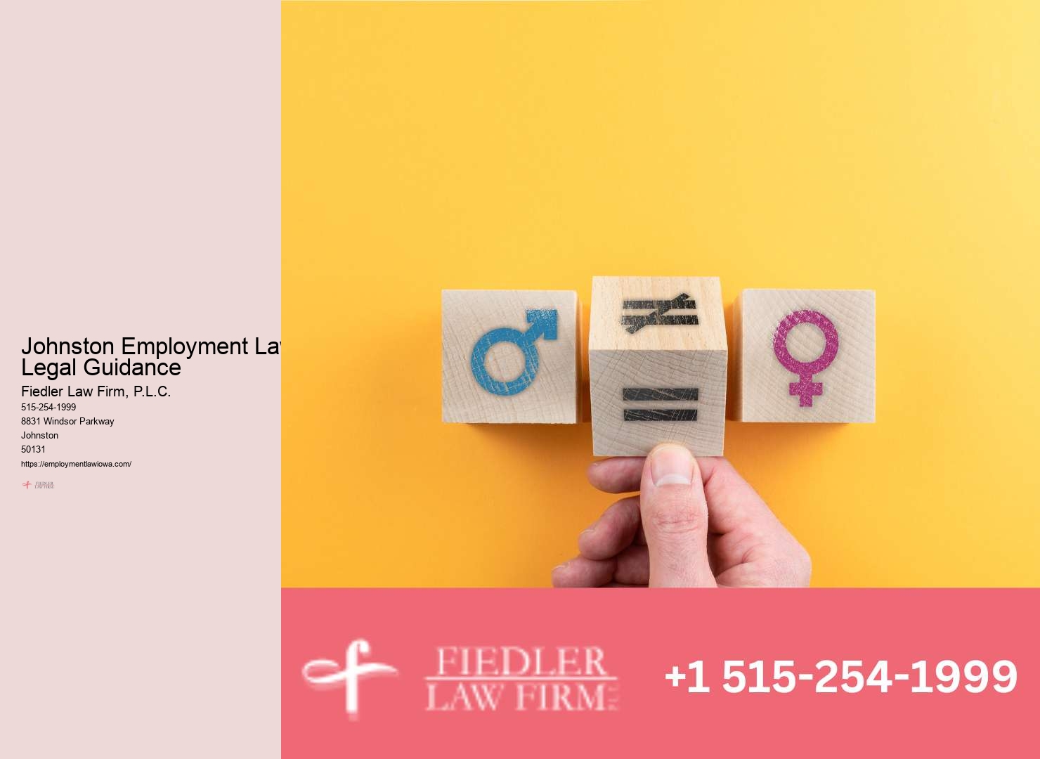 Johnston Employment Law Consultation Firm Legal Support Expertise