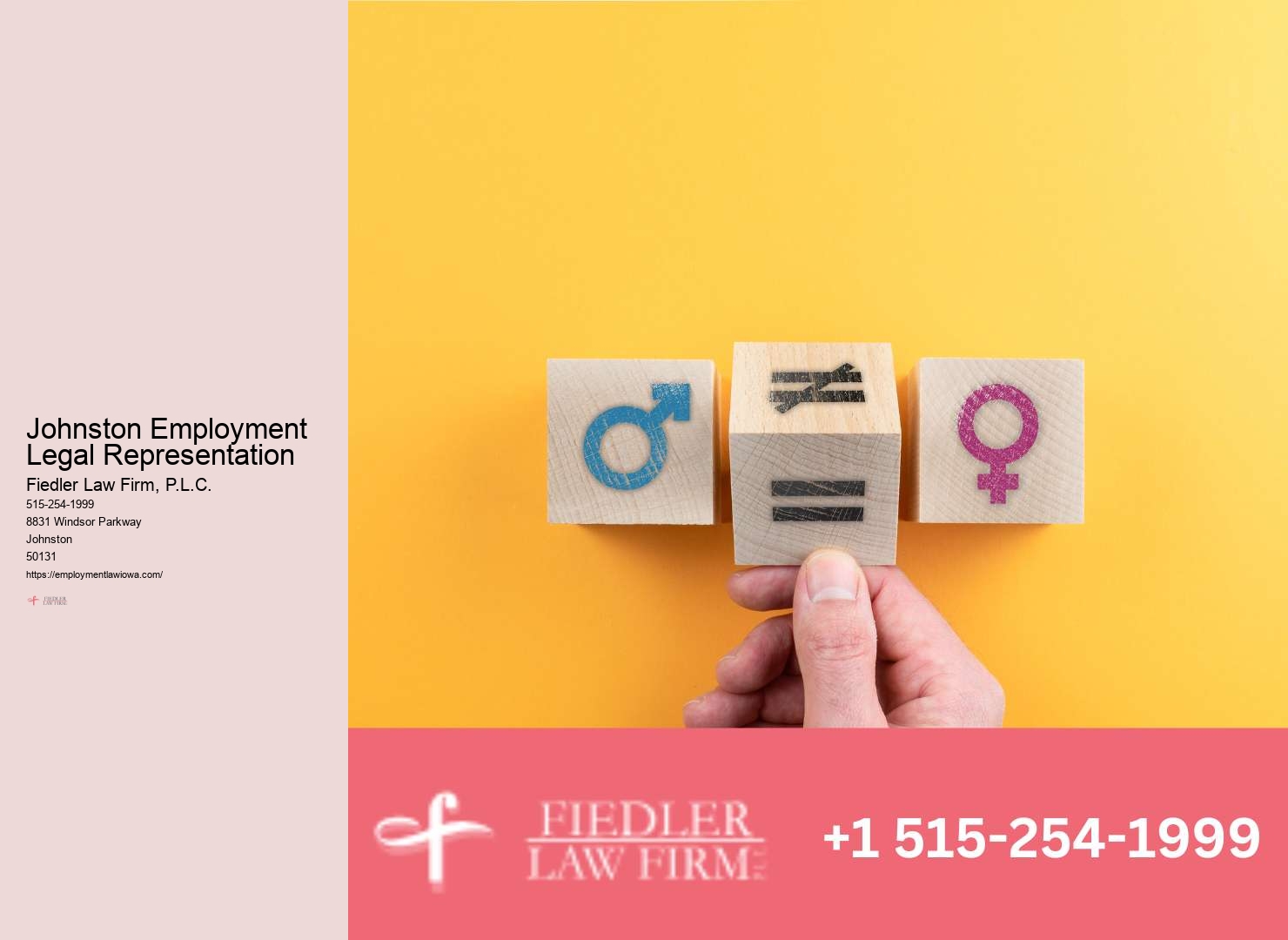 Employment Lawyer Johnston legal settlements