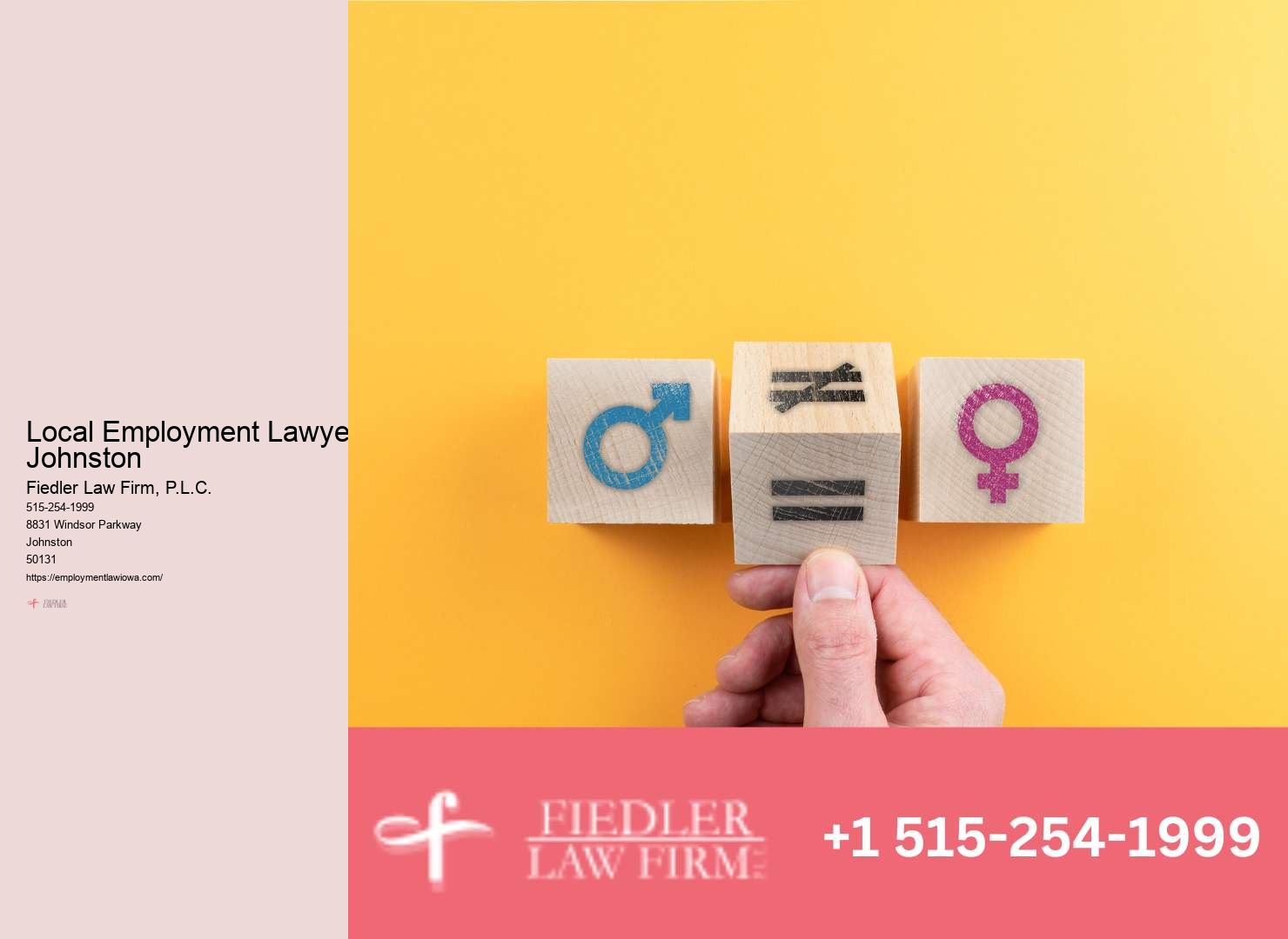 Employment Lawyer Johnston specialties